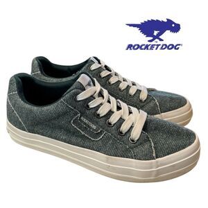 Rocket Dog Women’s Blueish Gray Lace-up Cheery Sneakers 8